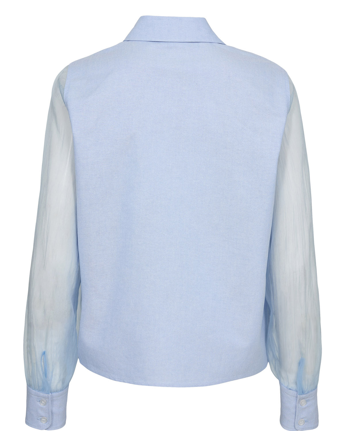 NÜMPH | LENORA ORGANZA SHIRT - HYDRANGEA