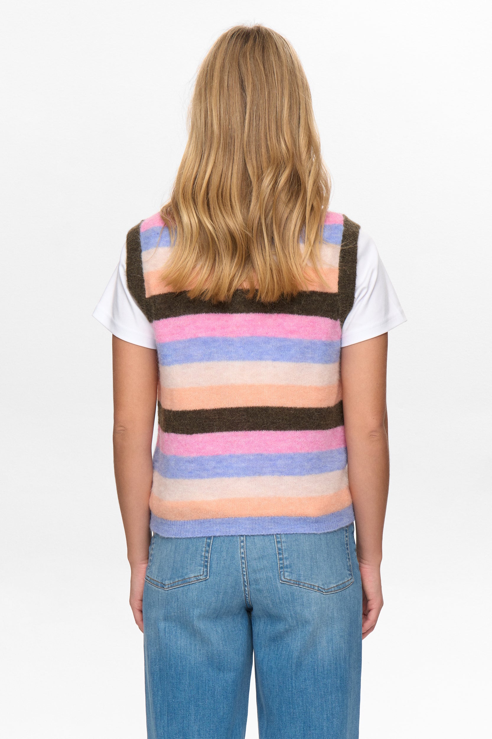 NÜMPH | RIETTE STRIPY VEST - SEA TURTLE