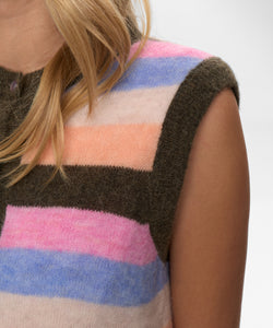NÜMPH | RIETTE STRIPY VEST - SEA TURTLE