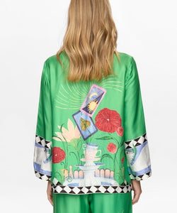 NÜMPH | ADELINA SHIRT - VIBRANT GREEN