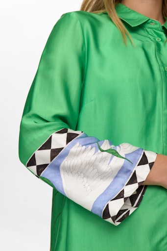 NÜMPH | ADELINA SHIRT - VIBRANT GREEN