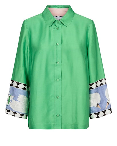 NÜMPH | ADELINA SHIRT - VIBRANT GREEN
