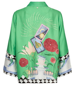 NÜMPH | ADELINA SHIRT - VIBRANT GREEN