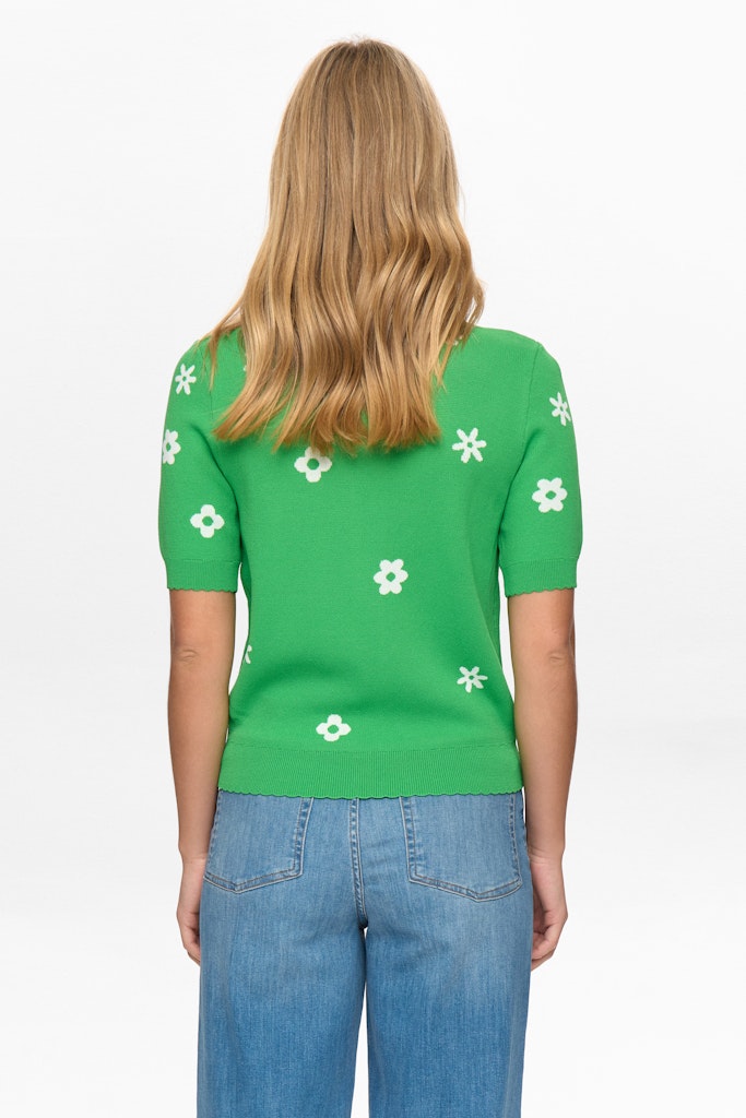 NÜMPH | MARGITTA CARDIGAN - VIBRANT GREEN