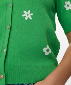 NÜMPH | MARGITTA CARDIGAN - VIBRANT GREEN