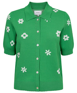 NÜMPH | MARGITTA CARDIGAN - VIBRANT GREEN