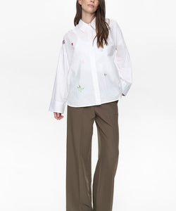 NÜMPH | JUNA SHIRT - CLOUD DANCER