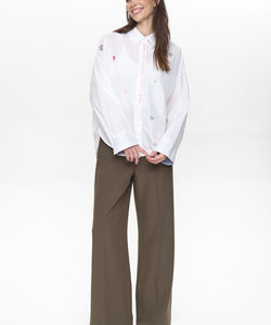 NÜMPH | JUNA SHIRT - CLOUD DANCER