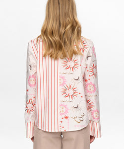 NÜMPH | SOLEIMA MIX SHIRT - CLOUD DANCER