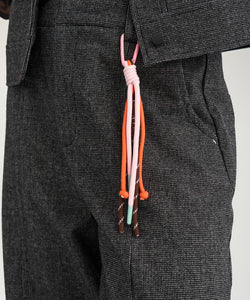 NÜMPH | ROKI BARREL PANTS - DARK GREY MELANGE