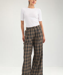NÜMPH | KAMALA PANTS - DARK GREY MELANGE