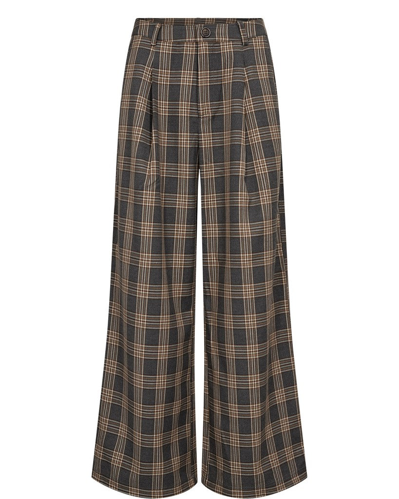 NÜMPH | KAMALA PANTS - DARK GREY MELANGE