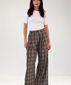 NÜMPH | KAMALA PANTS - DARK GREY MELANGE