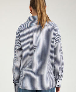NÜMPH | ELFA OVERSIZE SHIRT - SALUTE BLUE