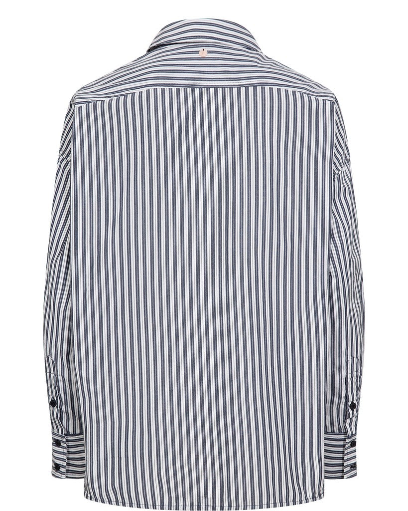 NÜMPH | ELFA OVERSIZE SHIRT - SALUTE BLUE