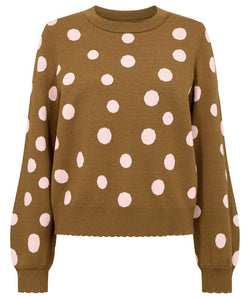 NÜMPH | MILAS PULLOVER - FIR GREEN