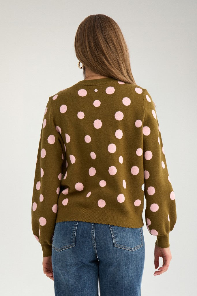 NÜMPH | MILAS PULLOVER - FIR GREEN