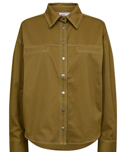 NÜMPH | KATTI SHIRT - FIR GREEN