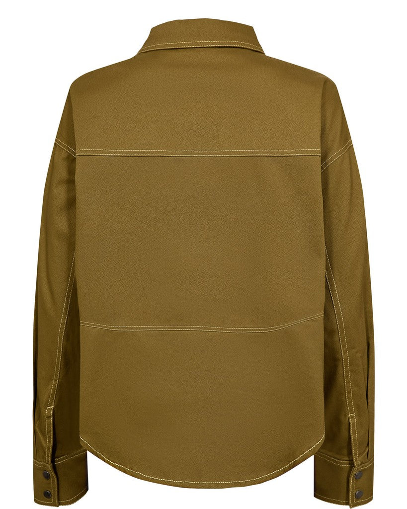 NÜMPH | KATTI SHIRT - FIR GREEN