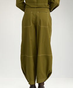 NÜMPH | BARREL PANTS - FIR GREEN