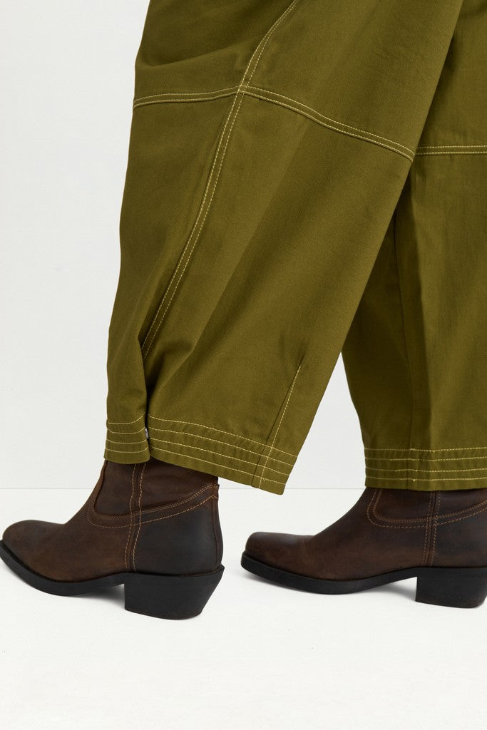 NÜMPH | BARREL PANTS - FIR GREEN