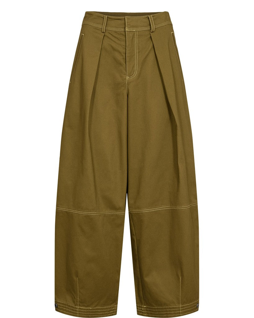 NÜMPH | BARREL PANTS - FIR GREEN
