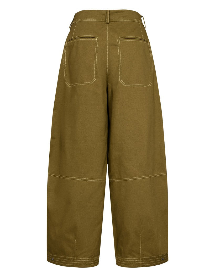NÜMPH | BARREL PANTS - FIR GREEN