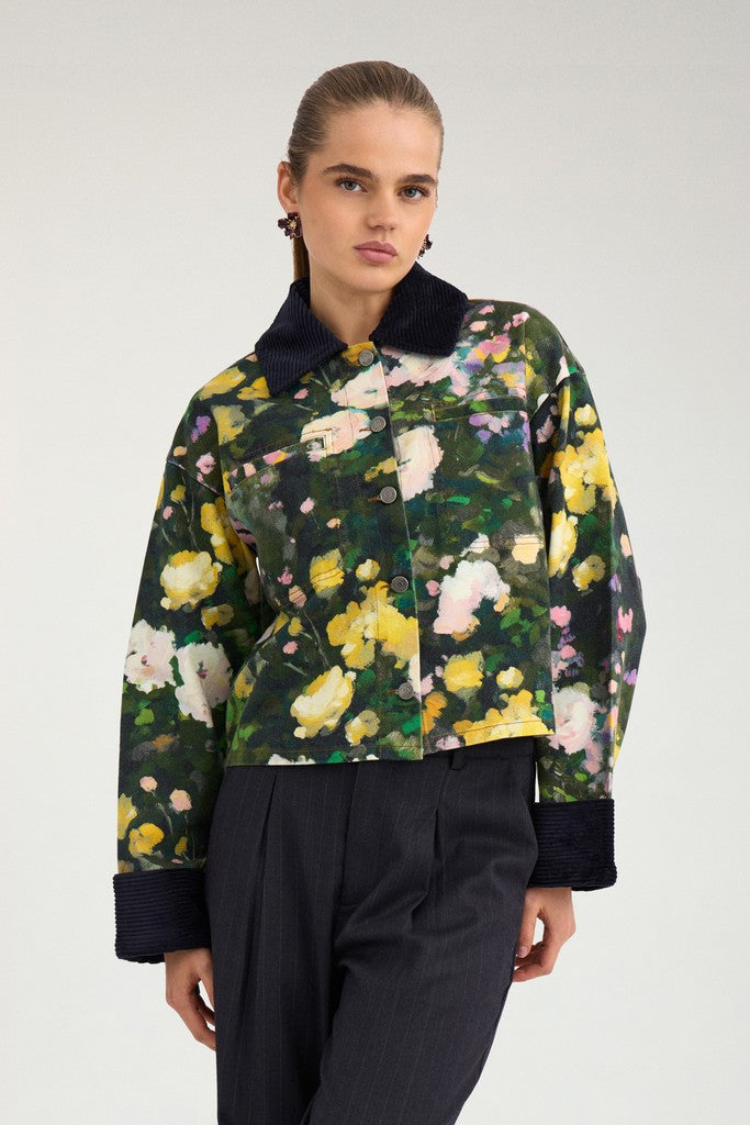NÜMPH | LISSA SHORT JACKET -  BOTANICAL GARDEN