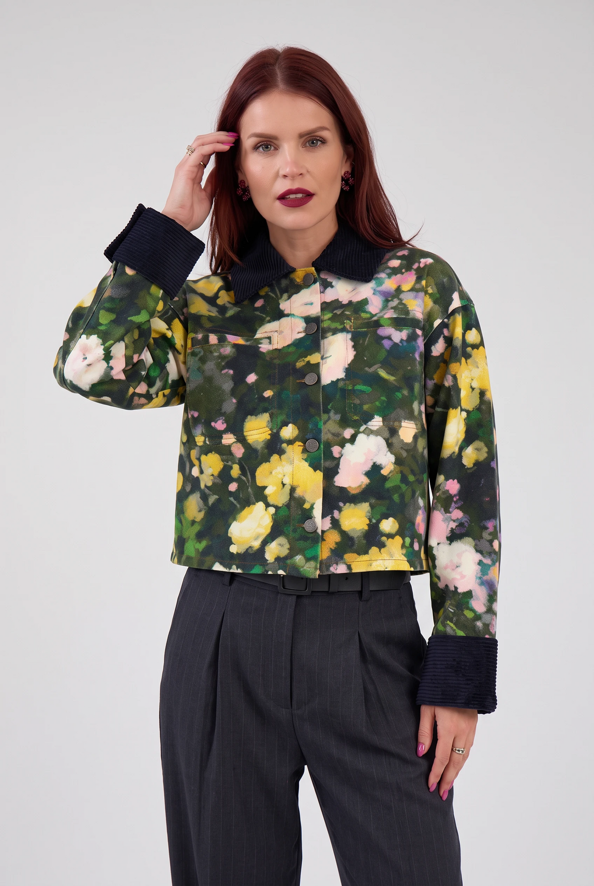 NÜMPH | LISSA SHORT JACKET -  BOTANICAL GARDEN