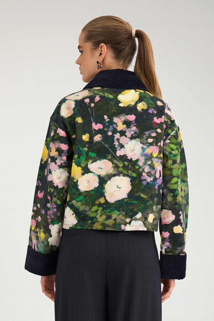 NÜMPH | LISSA SHORT JACKET -  BOTANICAL GARDEN