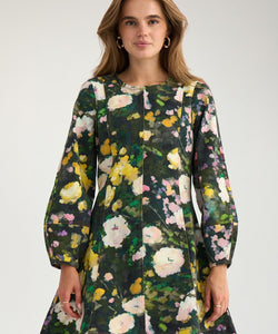 NÜMPH | LISSA LS DRESS -  BOTANICAL GARDEN