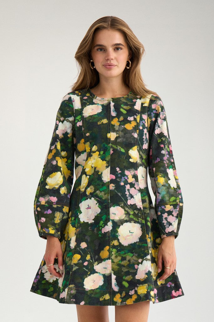 NÜMPH | LISSA LS DRESS -  BOTANICAL GARDEN