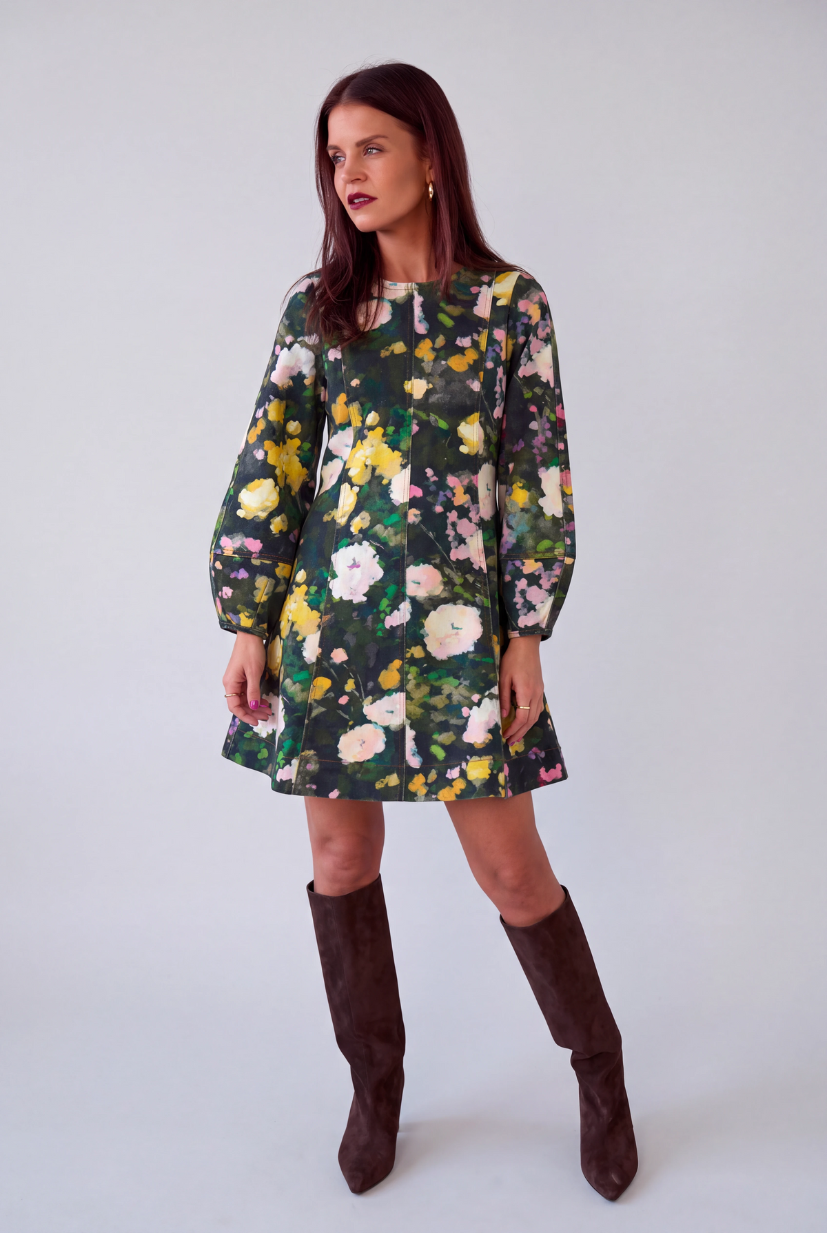 NÜMPH | LISSA LS DRESS -  BOTANICAL GARDEN