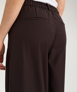 NÜMPH | BILLA WIDE PANTS - CHOCOLATE PLUM
