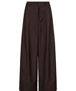 NÜMPH | BILLA WIDE PANTS - CHOCOLATE PLUM