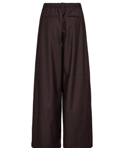 NÜMPH | BILLA WIDE PANTS - CHOCOLATE PLUM