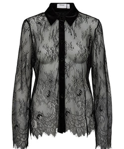 NÜMPH | SANSA SHIRT - CAVIAR