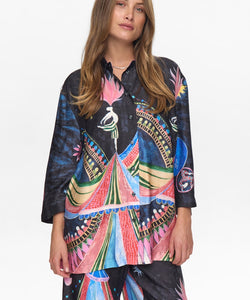 NÜMPH | STARLA SHIRT - OBSIDIAN