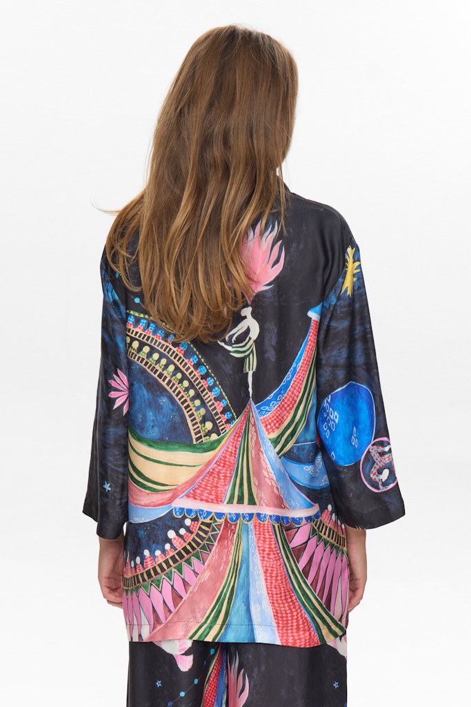 NÜMPH | STARLA SHIRT - OBSIDIAN