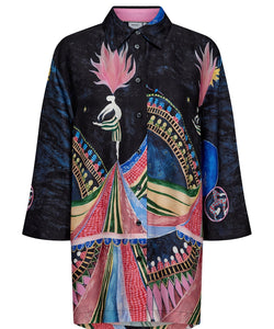 NÜMPH | STARLA SHIRT - OBSIDIAN