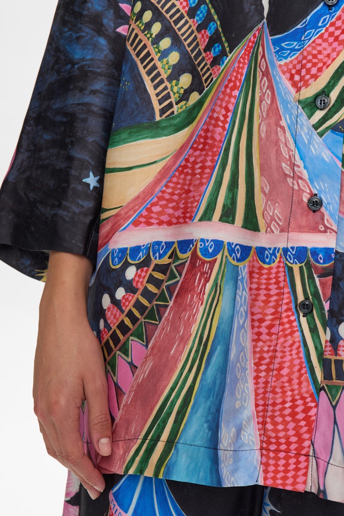 NÜMPH | STARLA SHIRT - OBSIDIAN