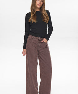 NÜMPH | BROOKLYN JEANS - BLACK COFFEE WASHED
