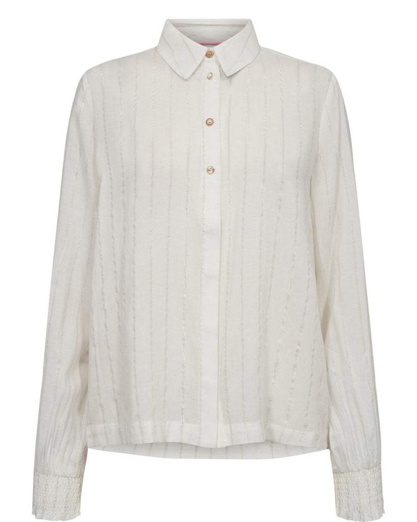 NÜMPH | TESSY SHIRT - CLOUD DANCER