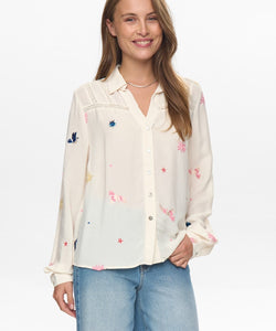 NÜMPH | TEKNA SHIRT - PRISTINE