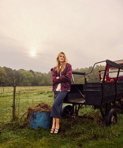 NÜMPH | FRIA OVERSIZE BOMBER JACKET - WINETASTING