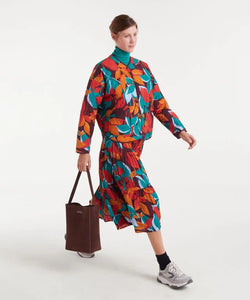 COMPAÑÍA FANTÁSTICA | QUILTED LEAFS JACKET - MULTICOLOR