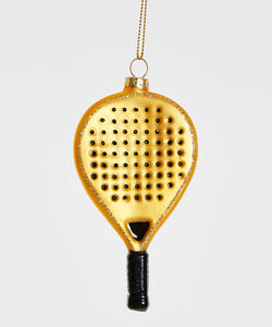 YUP IN DE BOOM | KERSTORNAMENT - PADELRACKET GOUD