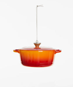 YUP IN DE BOOM | KERSTORNAMENT - LE CREUSET PAN ORANJE