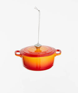 YUP IN DE BOOM | KERSTORNAMENT - LE CREUSET PAN ORANJE
