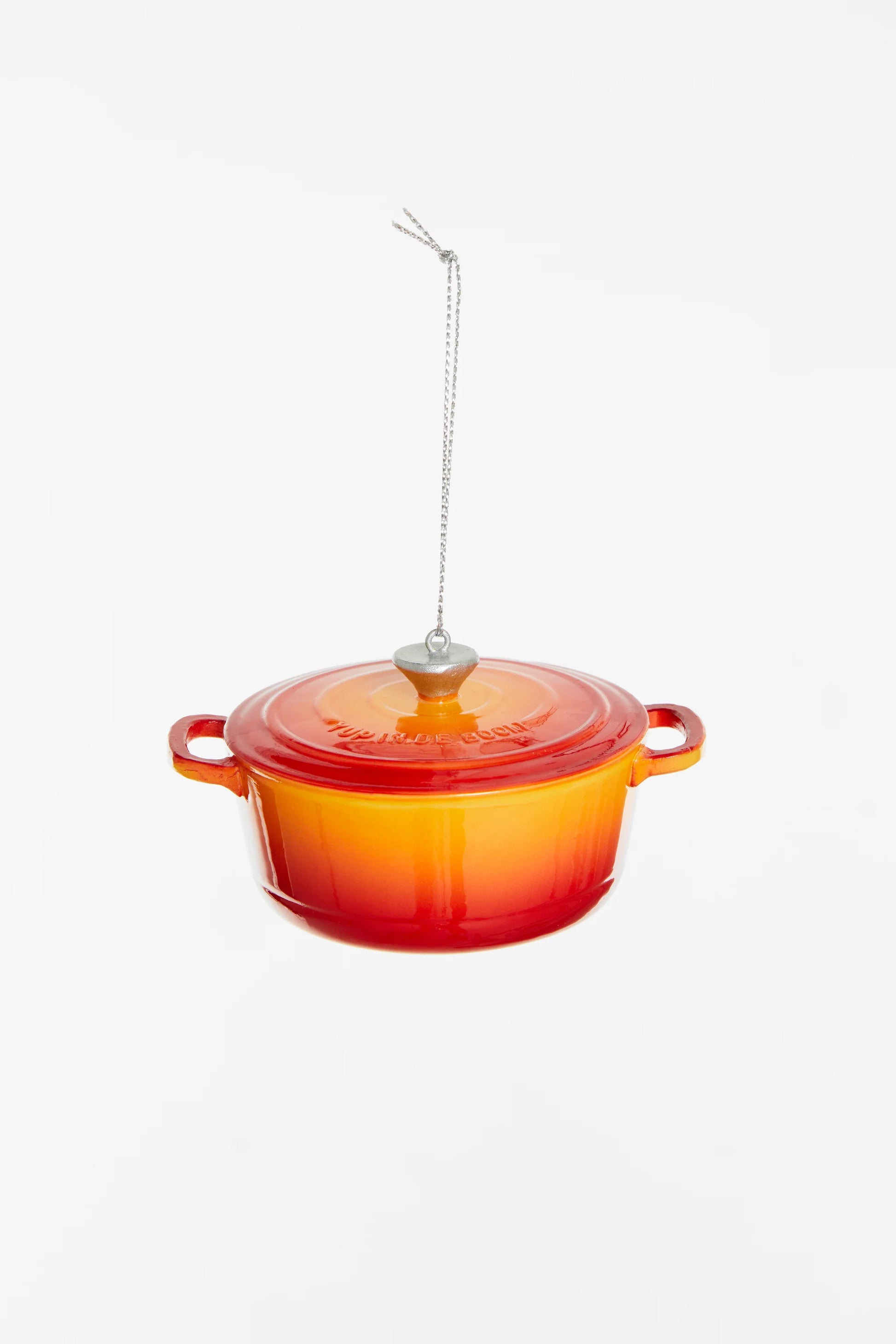 YUP IN DE BOOM | KERSTORNAMENT - LE CREUSET PAN ORANJE